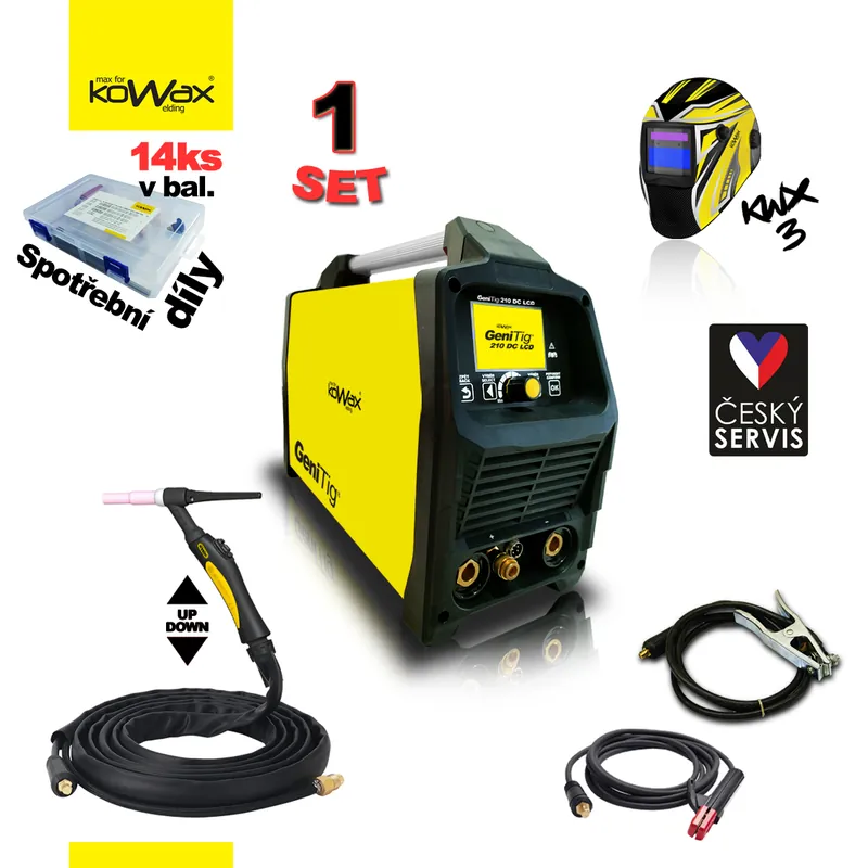 Hit Sezóny GeniTig® 210DC LCD SET1