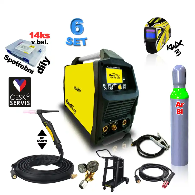 GeniTig® 210DC LCD SET6 Nízká Cena