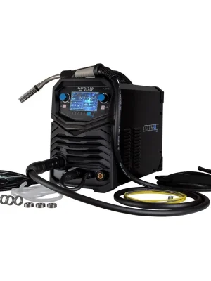 Cenově Výhodný Svářecí invertor MIG EasyMIG 317 DUAL PULSE, 4-kladka, 300A /60% + hořák 36/3m + kabely