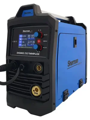 DIGIMIG 210 TWINPULSE svářecí invertor, 200A/60% IGBT, 2R, 2T/4T + kabely + hořák Cenová Bomba