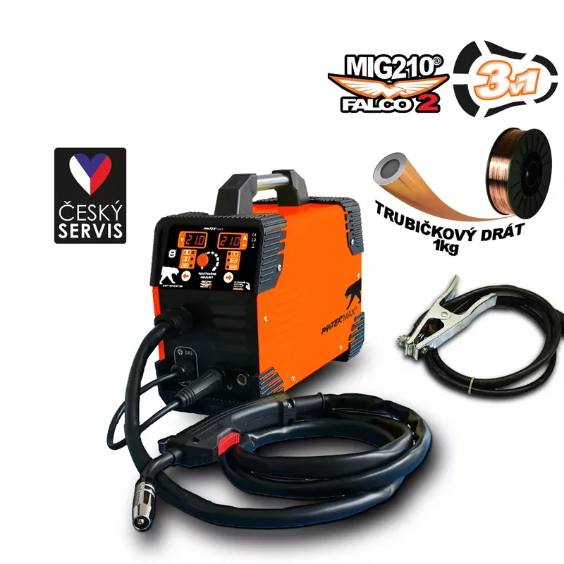 PANTERMAX MIG210FALCO 2 invertorová svářečka MIG/TIG/MMA Nejlepší Cena