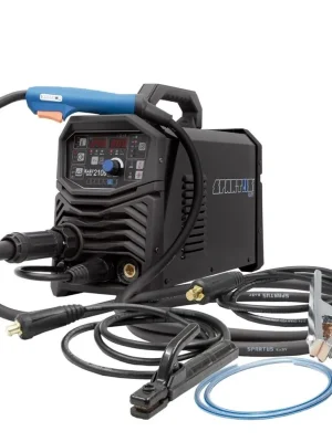 Svářecí invertor EasyMIG 210S Synergie + hořák + kabely + ventil + láhev CO2 plná Nejlepší Volba
