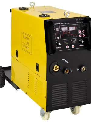 Oblíbený MIG 280 DUAL PULS SYNERGI Invertorový svářecí poloautomat MIG/MAG + kabely + hořák + ventil + láhev
