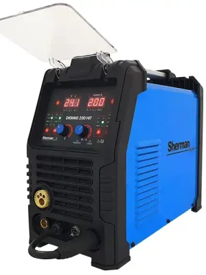 DIGIMIG 200 HIT Synergická invertorová svářečka 200A/45% + kabely + hořák + ventil + láhev CO2 plná Originální