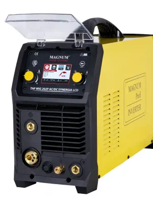 Svářecí invertor 4v1 THF MIG 202P AC/DC SYN LCD + kabely + TIG hořák + MIG hořák + ventil + láhev Vysoce Kvalitní