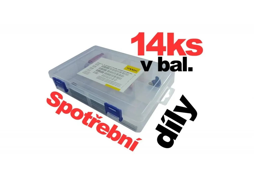 Sleva Náhradní díly k hořákům TIG SR17V - 14ks