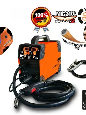 PANTERMAX MIG210FALCO 2 invertorová svářečka MIG/TIG/MMA SET 1 Nakupujte Hned