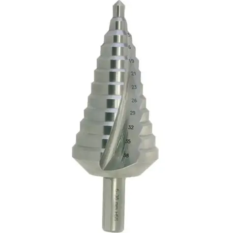 Vrták stupňovitý HSS 12 st./6-38 mm - stopka 10 mm Cenová Bomba