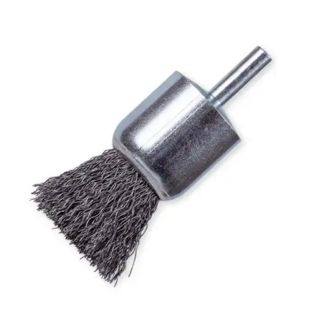 Originální Štětkový kartáč ocel vlnitá, průměr 28, drát 0,30, stopka 6 mm