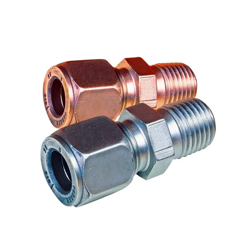 OMEGALOK™ kompresní fitink s kuželovým těsněním - Průměr trubičky 3/16"Vnější závit 1/8 NPTMateriál Mosaz Must-Have