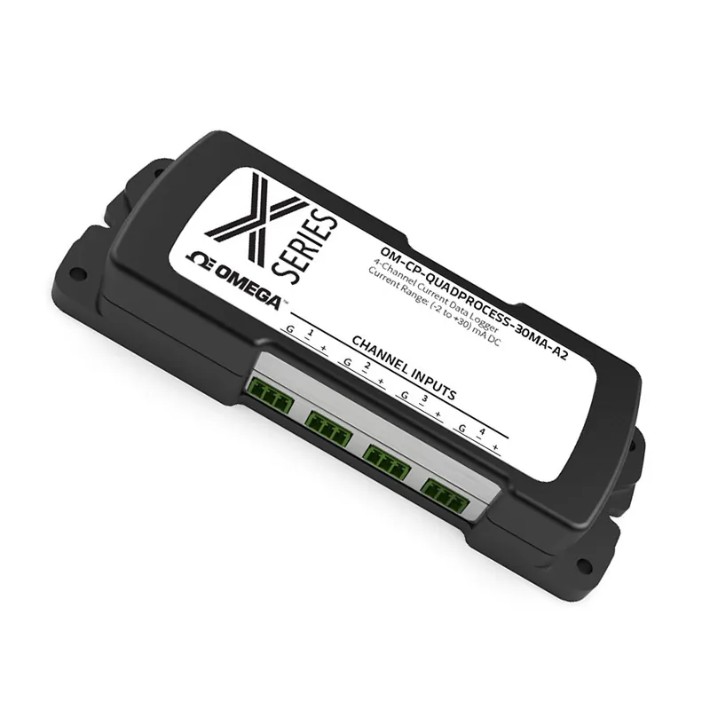 Nízká Cena Proudový datalogger s 4, 8, 12 nebo 16 kanály - Počet vstupů 4Typ vstupu ±160 mA