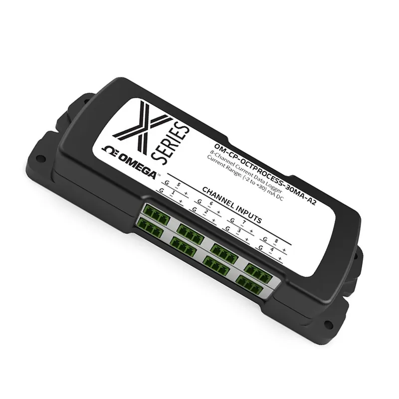 Speciální Cena Proudový datalogger s 4, 8, 12 nebo 16 kanály - Počet vstupů 8Typ vstupu ±160 mA