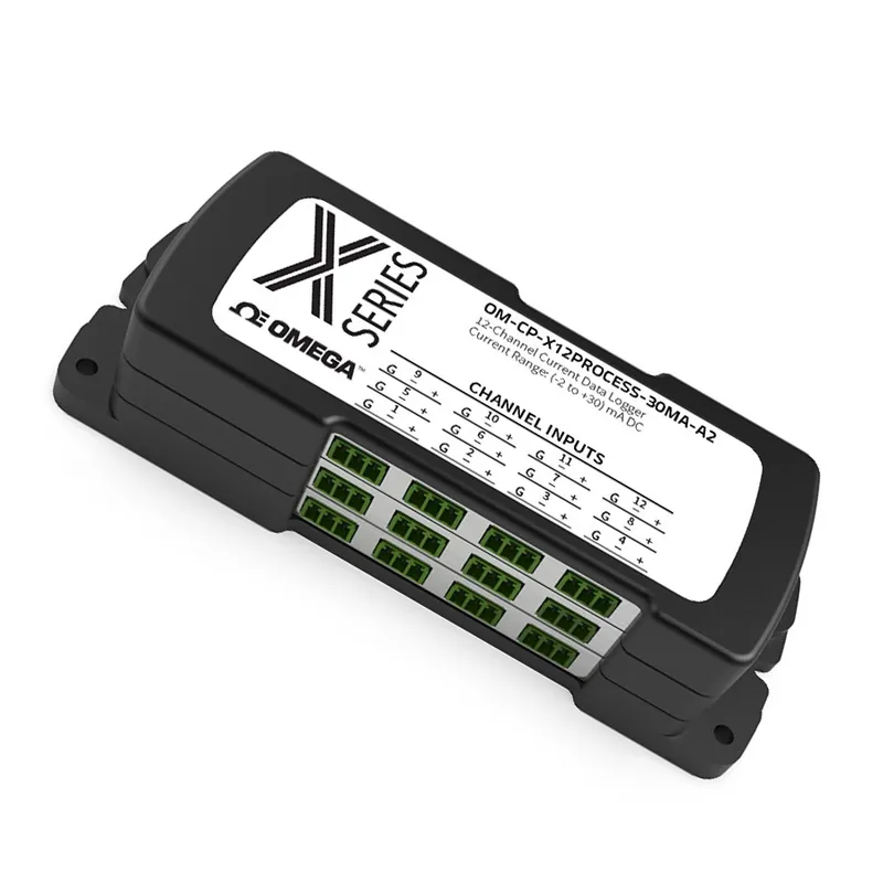 Tovární Cena Proudový datalogger s 4, 8, 12 nebo 16 kanály - Počet vstupů 12Typ vstupu ±160 mA