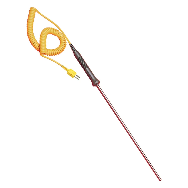 Měřící sonda s rukojetí a pláštěm Super OMEGACLAD™XL - Typ termočlánku NPrůměr 4,8 mm (3/16")Typ měřícího konce uzemněný spojDélka 30 cm (12") Omezená Nabídka