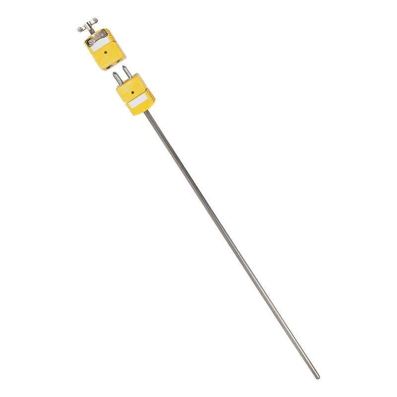 Sonda se standardním konektorem a pláštěm Super OMEGACLAD™XL - Typ termočlánku KPrůměr 1,6 mm (1/16")Typ měřícího konce uzemněný spojDélka 45 cm (18") Rychlé Dodání