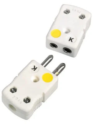 NHX UHX / High Temperature Ceramic Connector, Standard Size - Thermocouple type EConnector type female (removable mark) Dokud Zásoby Vydrží