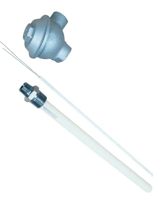 Vysoce Kvalitní High Temperature Platinum Thermocouples and Ceramic Protection Tubes - Thermocouple type RWire diameter 0,510 mm (24 AWG)