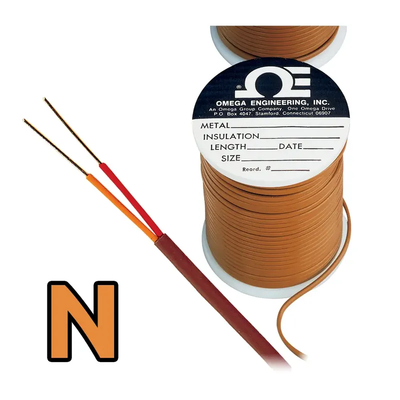 Termočlánkový drát typu N s dvojitou izolací (AWG 24/20) - Izolace drátu PFA (teflon)Typ vodičů DrátPrůměr drátu 0,510 mm (24 AWG)Přesnost třída 1Délka 7,5 m (25 ft) Novinka