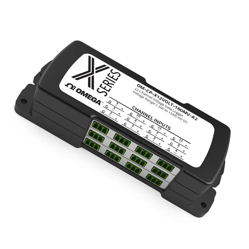 Napěťový datalogger s 4, 8, 12 nebo 16 kanály - Počet vstupů 12Typ vstupu -8 až 32 V Dokud Zásoby Vydrží