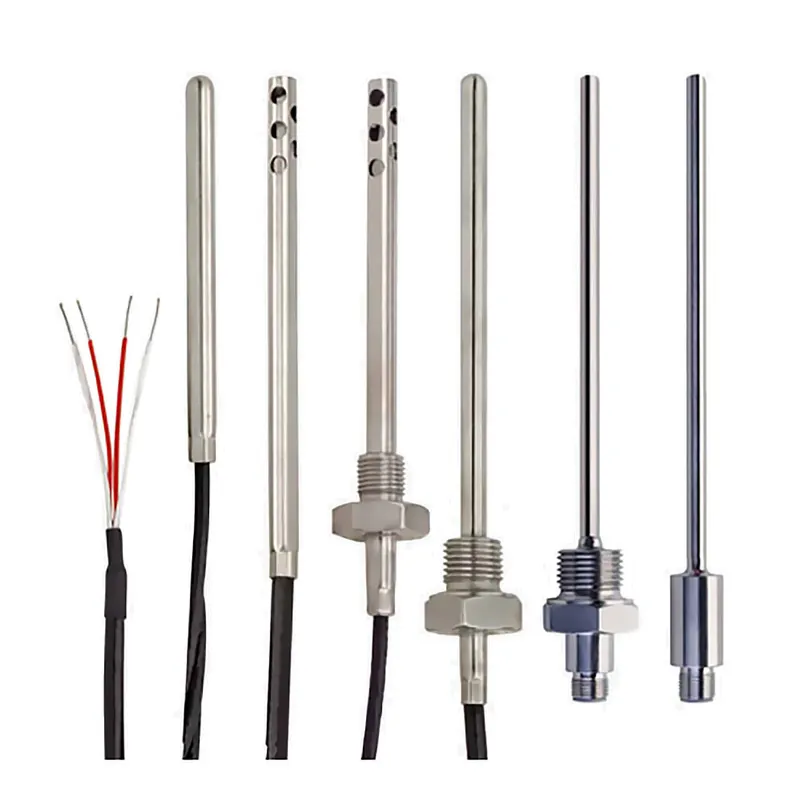 Časově Omezené Odporová sonda Pt100 pro průmyslové a laboratorní aplikace - Typ sondy UzavřenáIzolace drátu PVC (polyvinyl)Přesnost třída 1/10 DINPrůměr 3,2 mm (1/8")Délka 15 cm (6")Délka přívodu 90 cm (36")Vnější závit 1/4 NPT