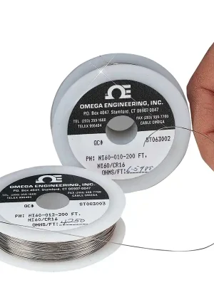 Přímo Od Výrobce Resistance Heating Wire, 1000°C Max. (60% Nickel, 16% Chromium) - Heating wire diameter 0,32 mm (0,0126")Lenght 60 m (200 ft)