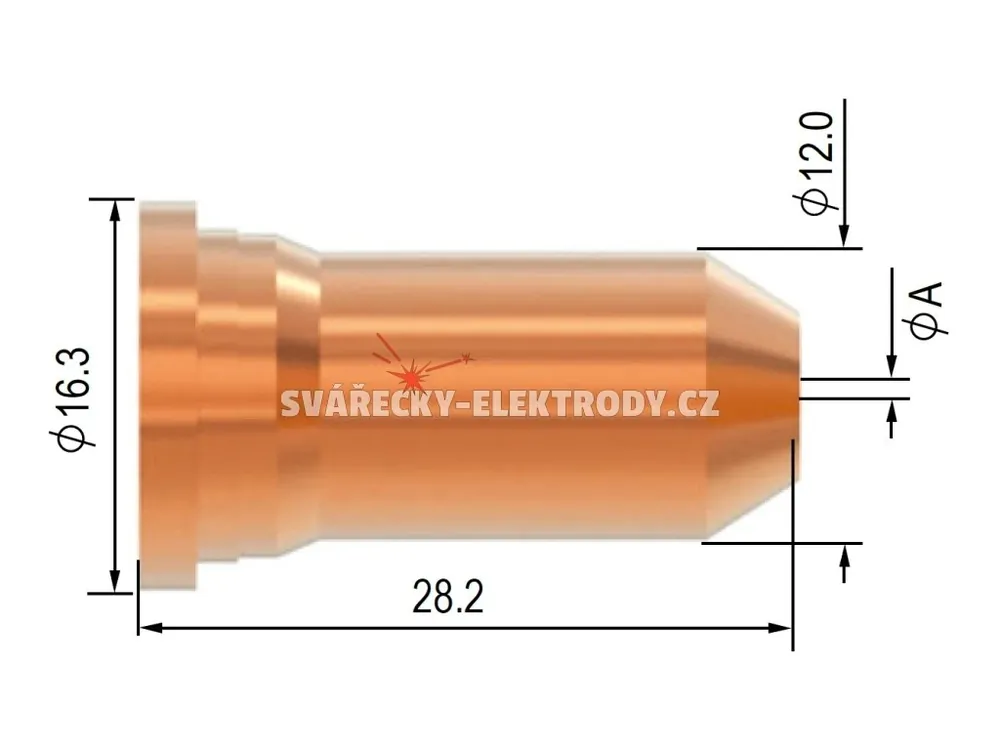 Ihned K Objednání Dýza PARKER SCP 120 - 1,5 mm (110 A) - řezání s odstupem