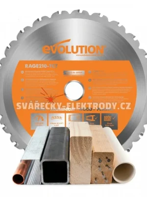 Akce Pilový kotouč EVOLUTION RAGE 210 mm - multifunkční