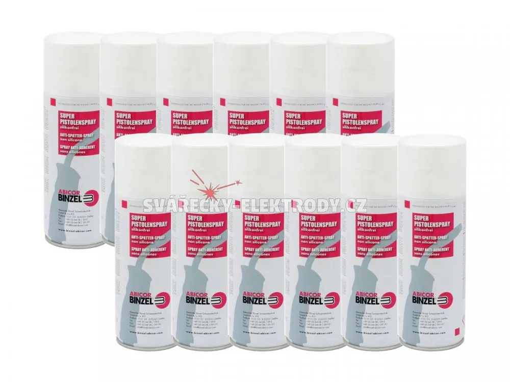 Separační sprej proti rozstřiku BINZEL Super Pistolen Spray (12 ks) Must-Have