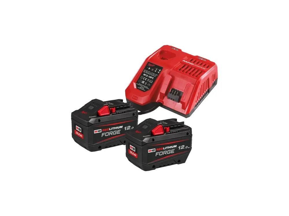 M18 FORGENRG-122 sada akumulátorů FORGE 12,0 Ah a nabíječka 4933498610 MILWAUKEE Koupit Online