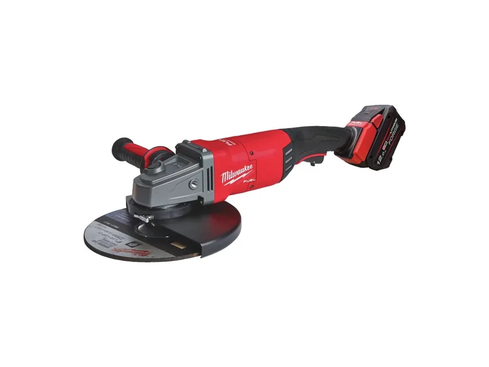 Koupit Online M18 FLAG230XPDB-121C úhlová bruska aku 230 mm kolébkový spínač bezuhlíkový motor brzda kotouče 1x aku 12.0 Ah 4933499241 MILWAUKEE