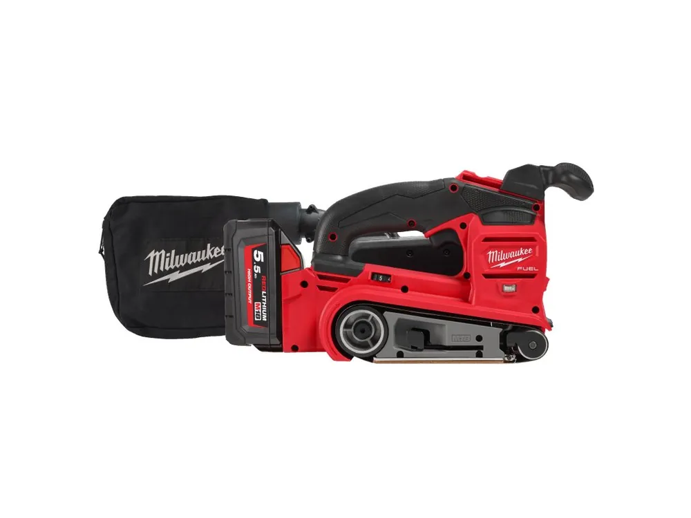 Výhodná Nabídka M18 FBTS75-552X Aku pásová bruska 75 × 457 mm 18V/2x5,5Ah 4933479615 MILWAUKEE