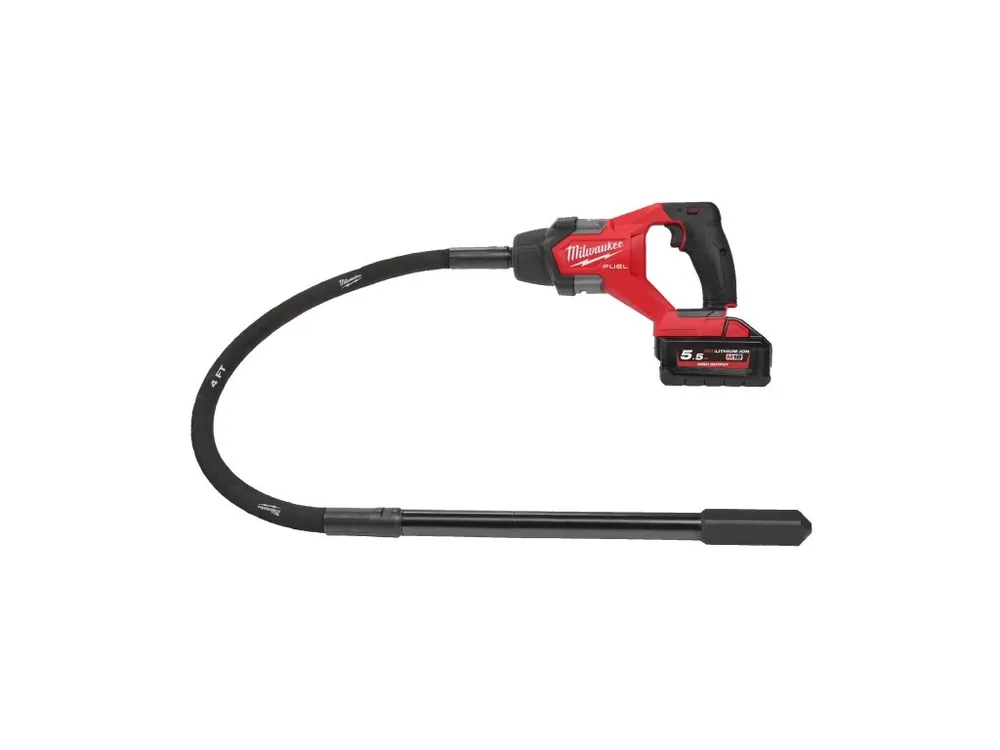 Kup Teď M18 FCVN12-551 vibrátor betonu 18 V hlava 25 mm 12 500 vibr./min hadice 2,4 m 4933479597 MILWAUKEE