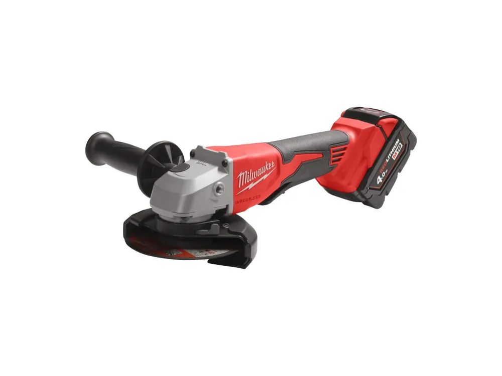 M18 FSAG125X-0 bezuhlíková aku úhlová bruska 125 mm kolébkový spínač 2× 4,0 Ah nabíječka HD box 4933492646 MILWAUKEE Kup Teď
