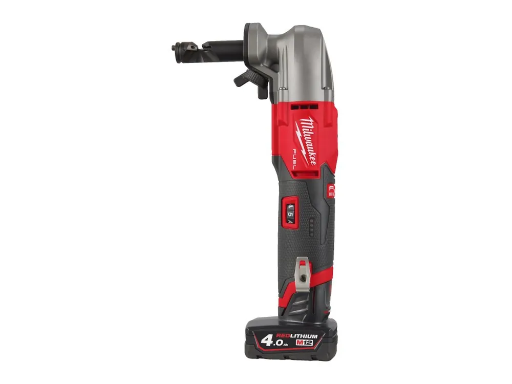 Vysoce Kvalitní M12 FNB16-402X Aku prostřihovač plechu 12V/2x4,0Ah 4933479619 MILWAUKEE