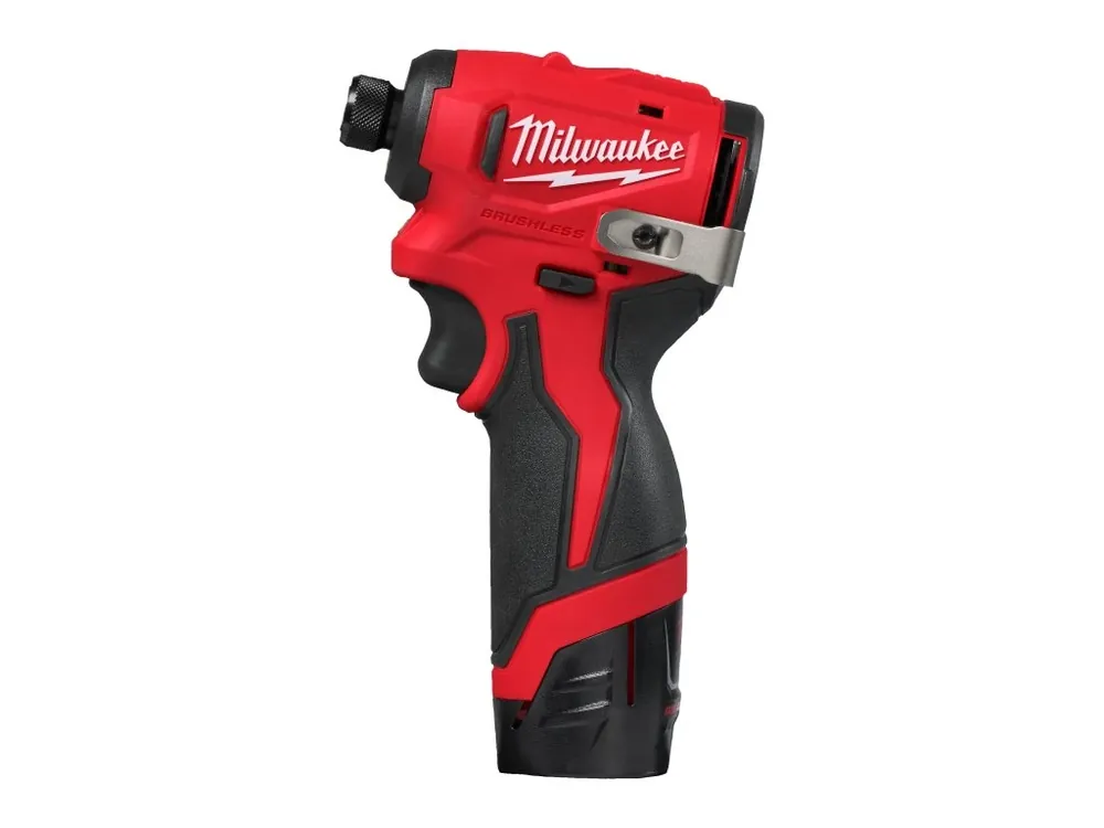 M12 BLIDRC-202C aku rázový utahovák 1/4″ HEX 124 Nm 2× 2,0 Ah 4933499690 MILWAUKEE Značkový