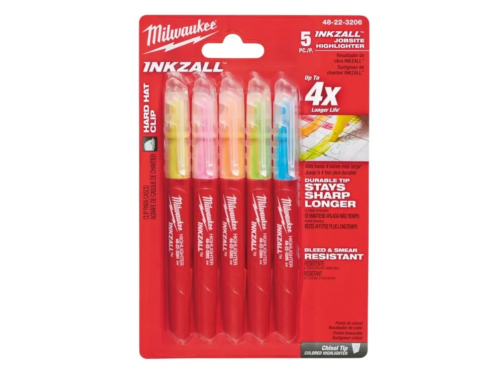 svítilna Inkzall Highers barva žlutá, Růžová, oranžová, zelená, modrá 48223206 MILWAUKEE Ověřený