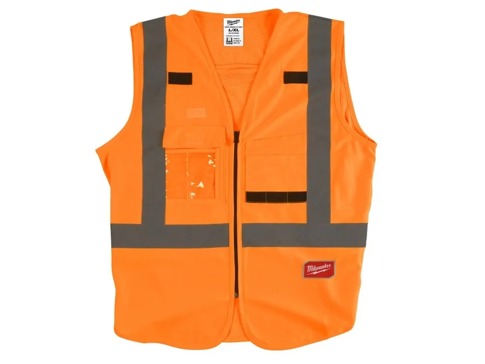 High-Visibility Vest barva oranžová velikost 2XL / 3XL 4932471894 MILWAUKEE Aktuální