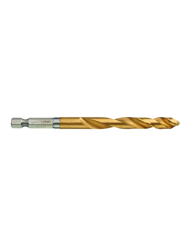 Ihned K Objednání Metallbohrer RED HEX SHOCKWAVE™ HSS-G TiN 8,0 mm Milwaukee /48894719/