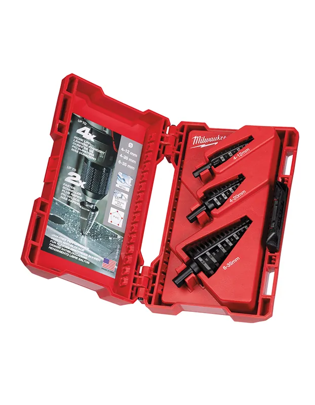 Stufenbohrer-Set 3-teilig Milwaukee /48899399/ Originální
