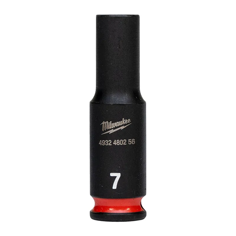 Steckschlüssel 1/4" - Sechskant 7mm SHOCKWAVE™ verlängert Milwaukee /4932480256/ Sleva