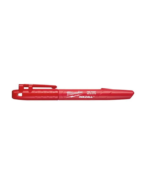 Objednat Nyní Textmarker – Marker mit feiner Spitze – rot 1 Stück INKZALL™ Milwaukee /48223170/