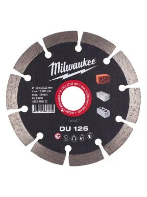 Diamantscheibe DU 125x22,23 mm Milwaukee /4932399522/ Expresní Doručení