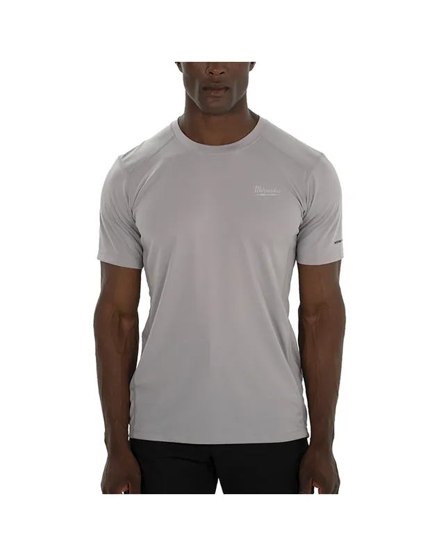 Horká Nabídka T-Shirt Arbeit Kurzarm "M" - grau WWSSG Milwaukee /4933478195/