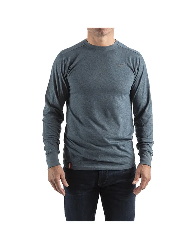 Přímo Od Výrobce Arbeits-T-Shirt Hybrid™ Langarm „L“ – blau HTLSGN Milwaukee /4932492995/