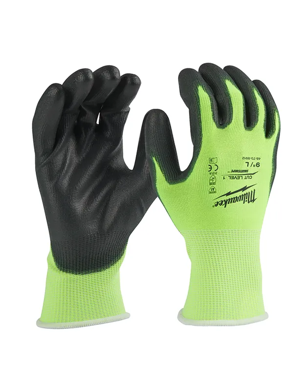 Aktuální Schnittschutzhandschuhe Hi-VISIBLE Level 1 L/9 Milwaukee /4932479918/