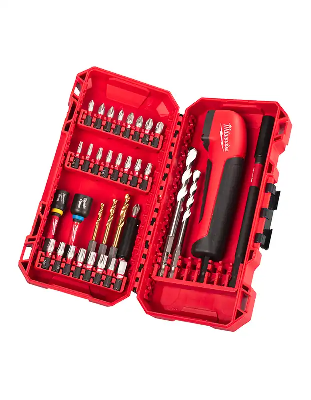 SHOCKWAVE™ Schraubendreher-Bit-Set mit rechteckiger Verlängerung 35-teilig Milwaukee /4932493653/ Ověřený