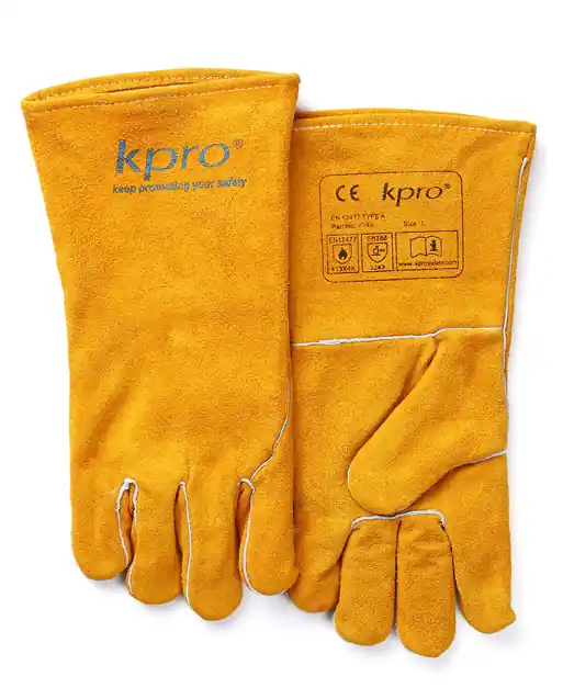 Schweißerhandschuhe KPRO YELLOW 7149, Größe L 14"/35cm Nejlepší Volba