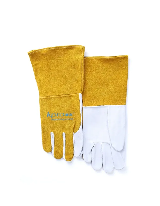 Schweißhandschuhe KPRO WIG GELB 75013, Gr XL 13"/33cm Zlevněný