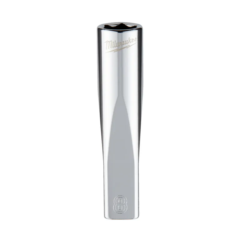 Steckschlüssel 1/4" - Sechskant 8 CHROM™ verlängert MIlwaukee /4932478328/ Ověřený