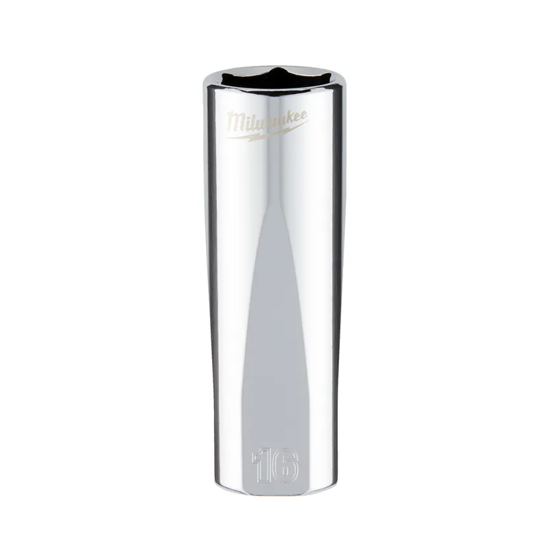 Ověřený Steckschlüssel 3/8" - Sechskant 16 CHROME™ verlängert Milwaukee /4932478360/